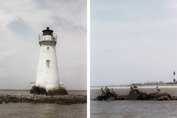 Cockspur Island Lighthouse (visible by boat) | Tybee Island Lighthouse